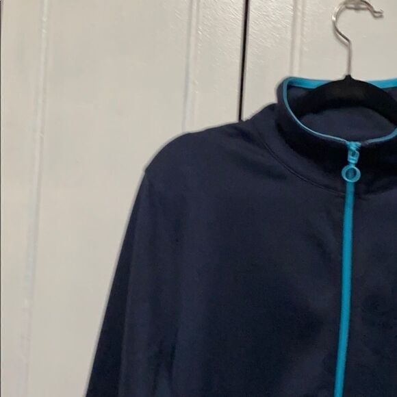Silverwear New York Navy zippered sweater Large - Picture 4 of 11